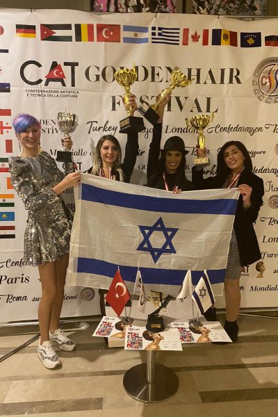 אלופת אירופה לעיצוב שיער